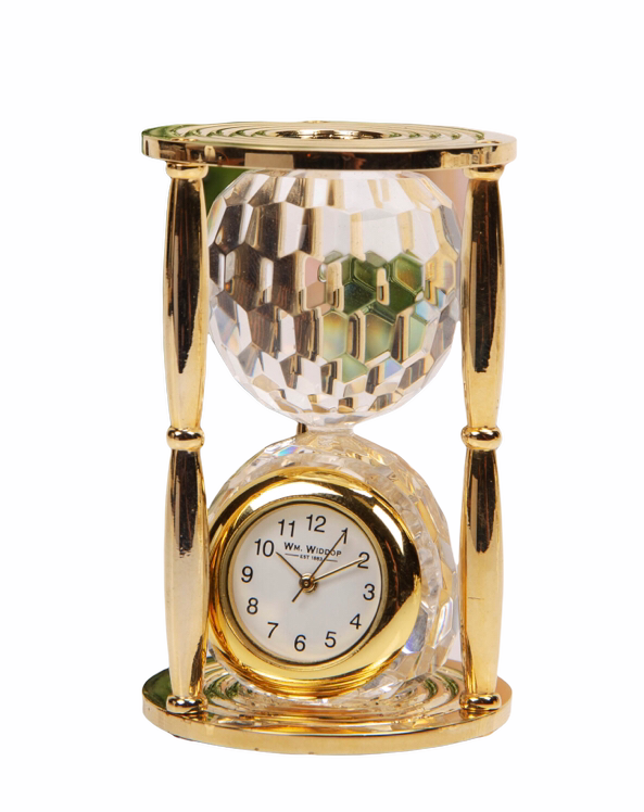 Miniatur-Uhr Quartz Sanduhr (Kristallglas)