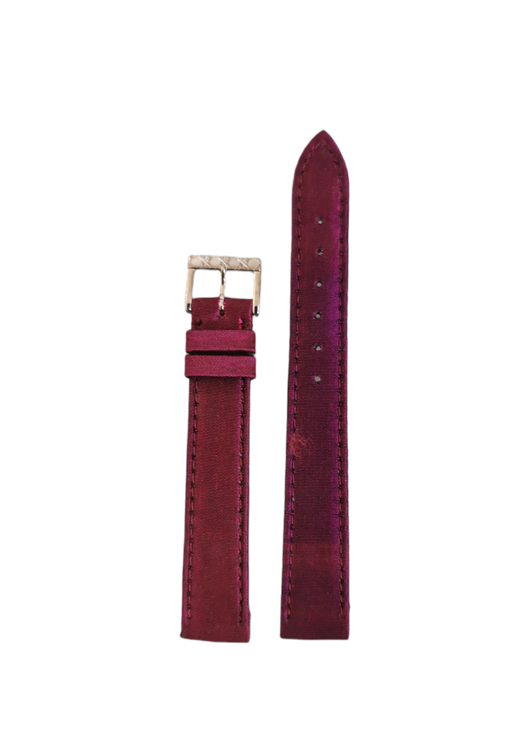 Original Dior Seide Uhrenband, Dunkelviolett, 14 mm Breite