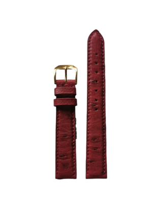 Original Gübelin Uhrenband, Strauss, Bougainvillea Rot, 16 mm Breite