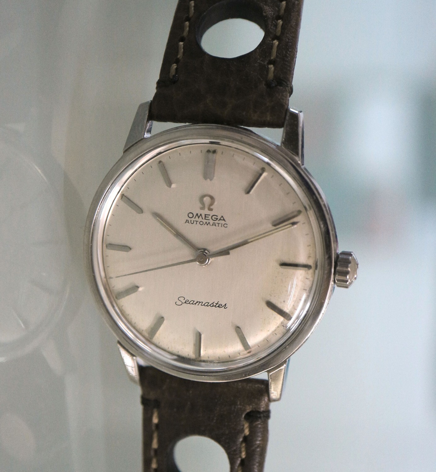 Omega Seamaster Automatic in Stahl, ca. 1965