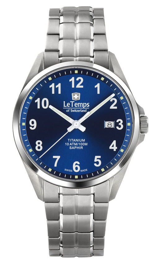 Le Temps Titanium Gent Quartz LT1025.08TB01