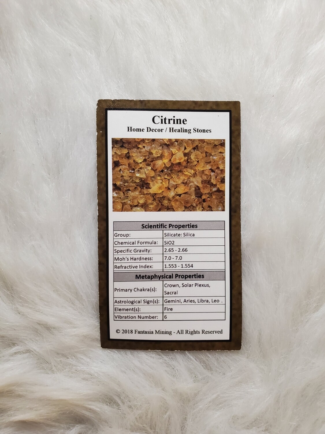 Citrine Crystal