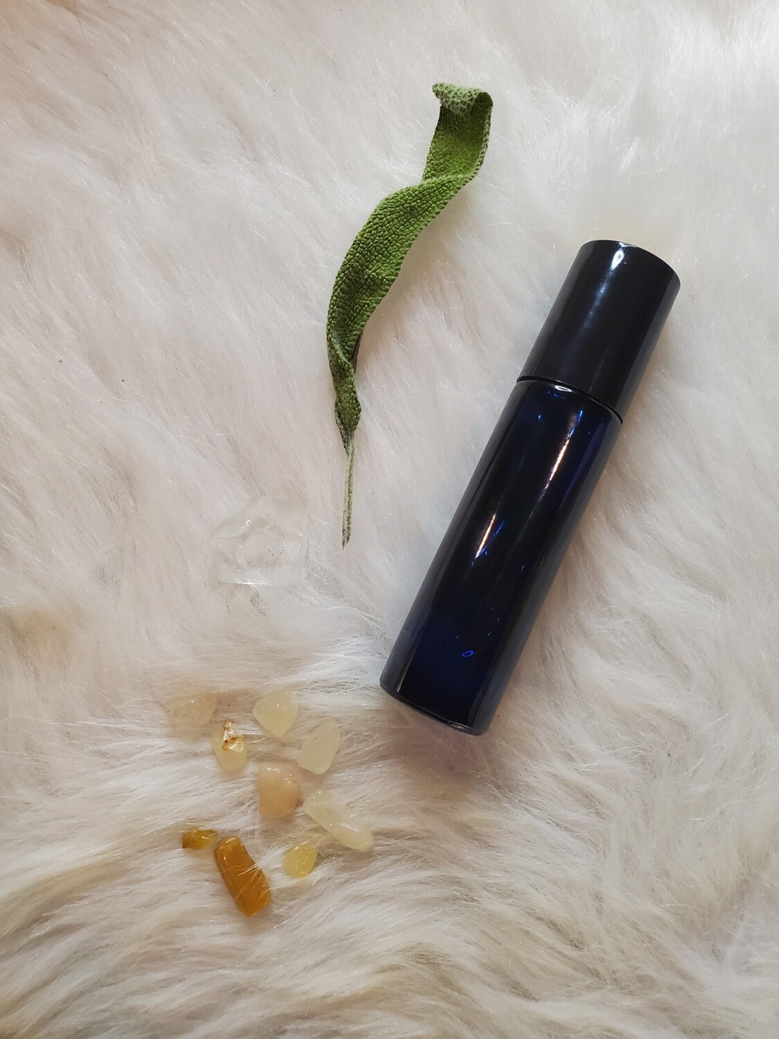 Sage and Yellow Jade &quot;Protection of Peace&quot; Roll On
