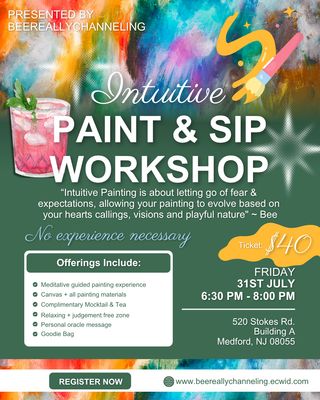 Intuitive Painting Workshop | 7.31.26 | 6:30 - 8pm