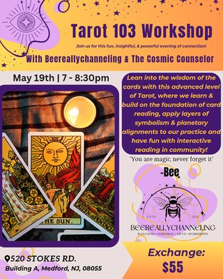 Tarot 103 Workshop~ 6.12 ~ (7 - 8:30pm)