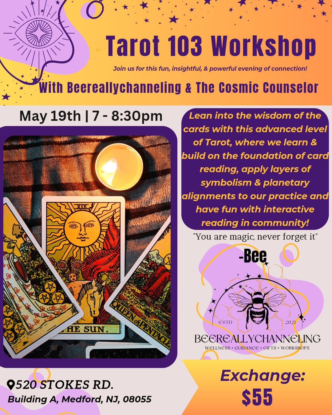Tarot 103 Workshop~ 6.12 ~ (7 - 8:30pm)