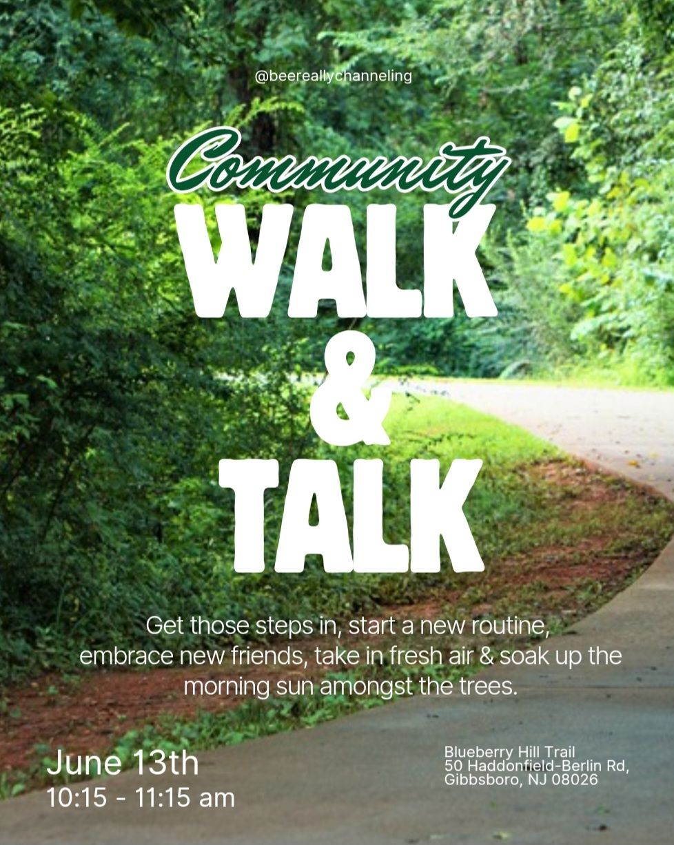 Community Walk &amp; Talk RSVP - June 13th 