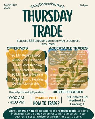 Thursday Trade Day | March 26th |