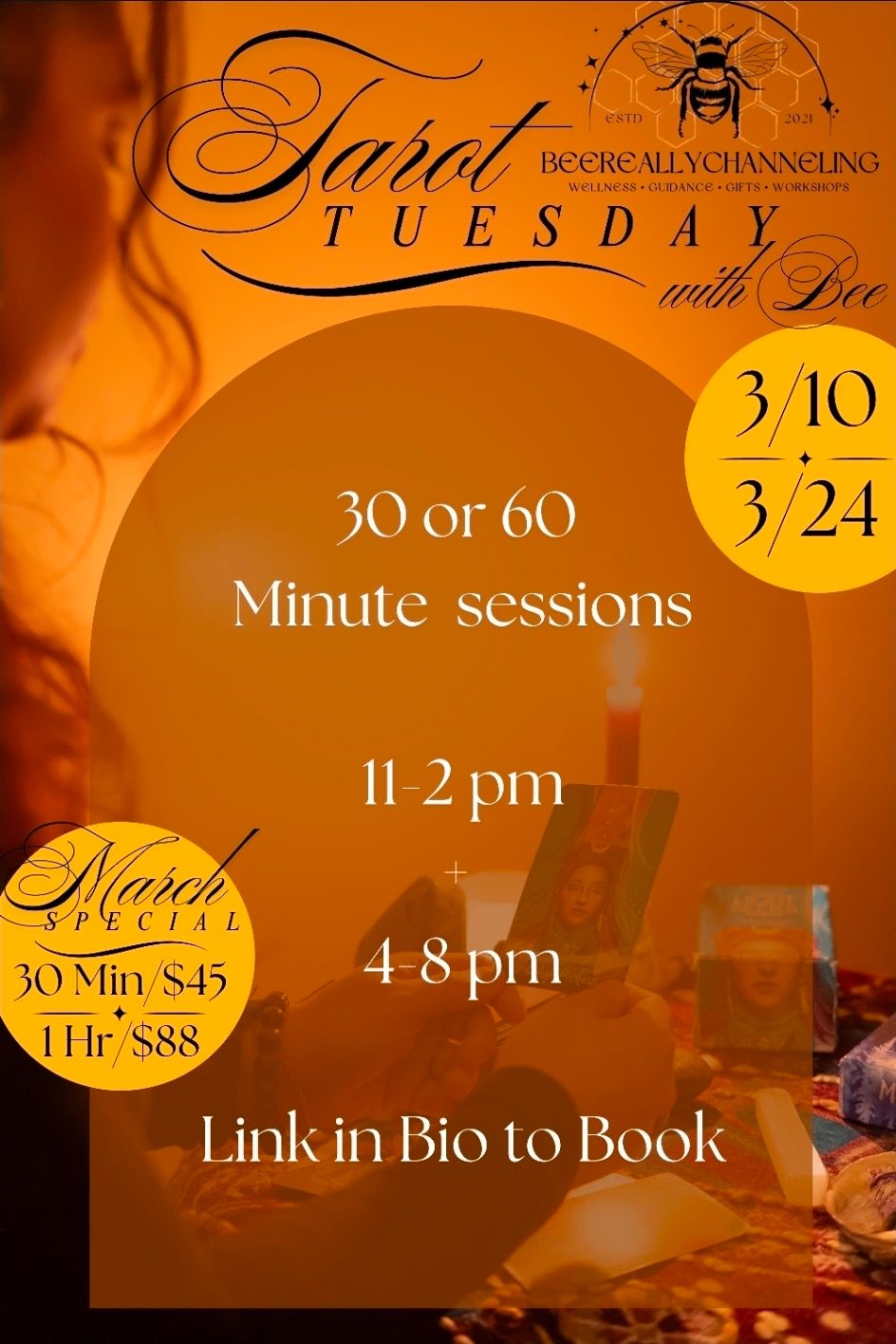 Tarot Tuesday *Special* | March 10th + 24th