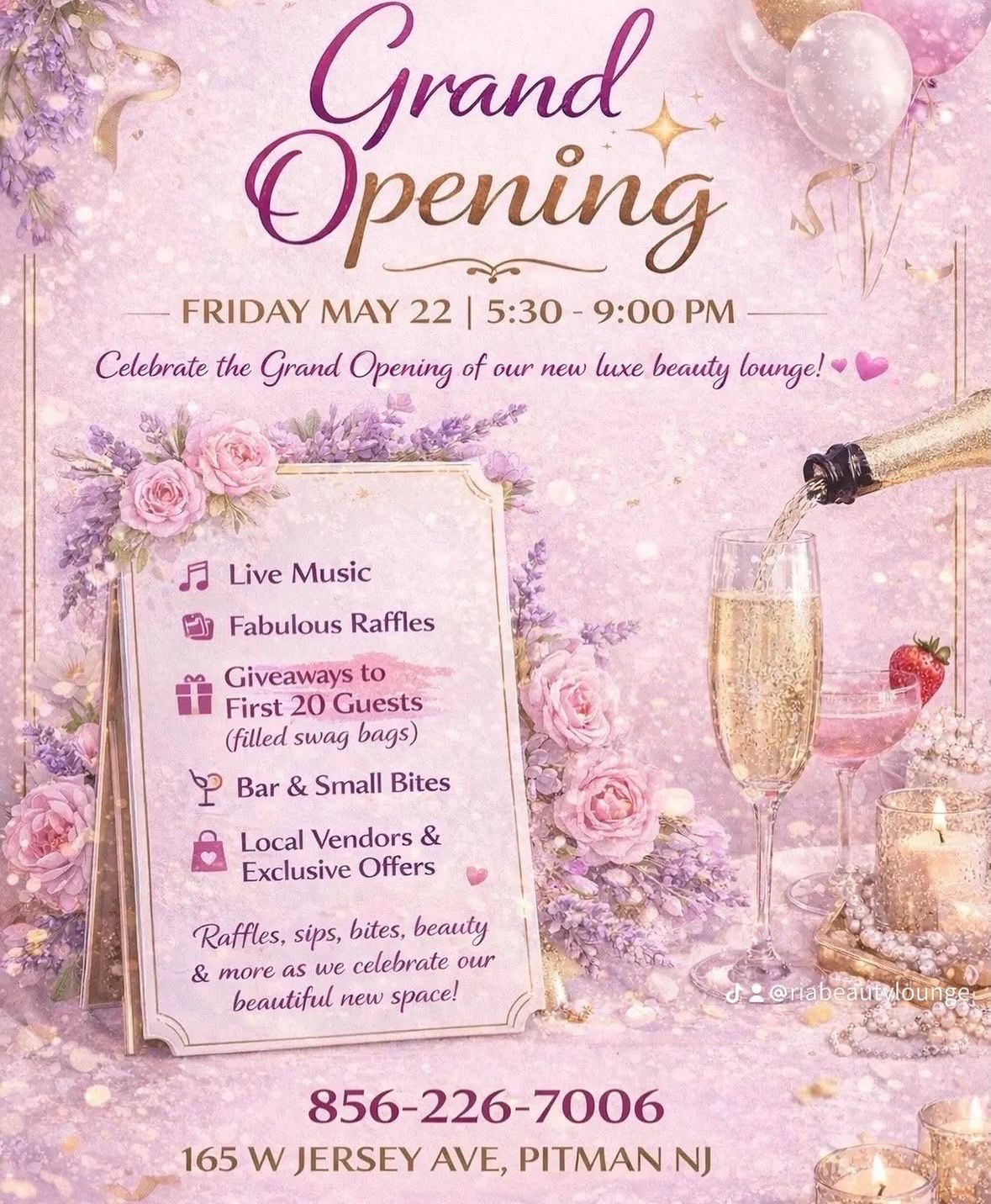 Readings &amp; Reiki POP-UP w/Ria’s Beauty Lounge | May 22nd