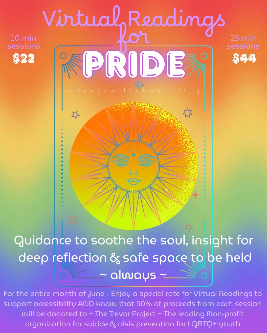 Virtual Readings for PRIDE