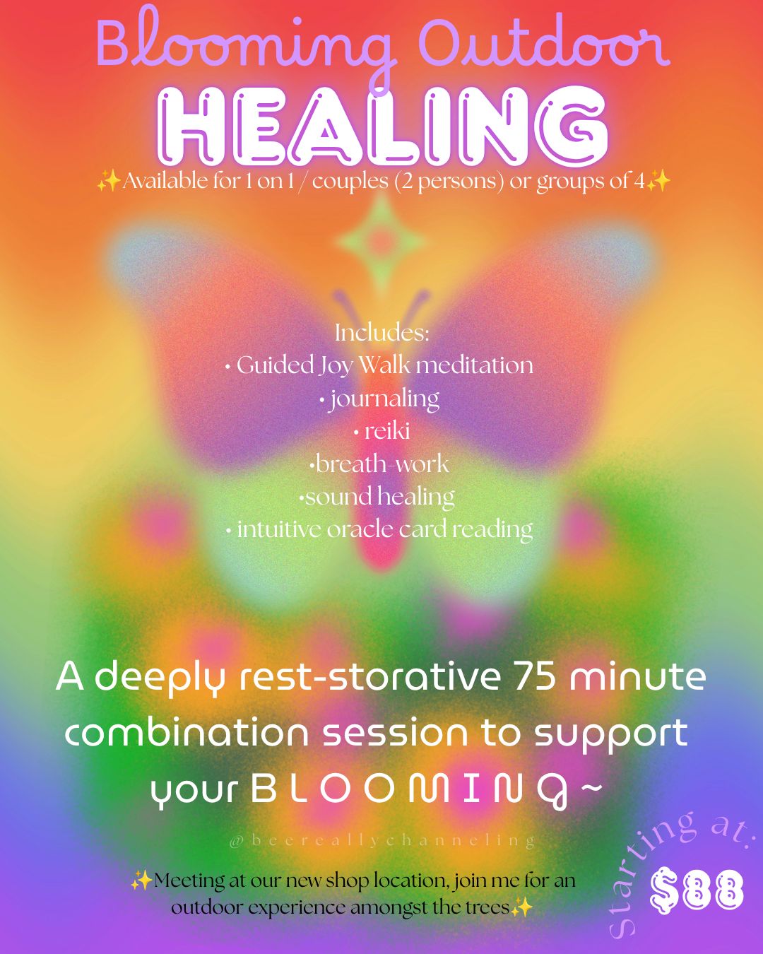 Blooming Outdoor Healing Session