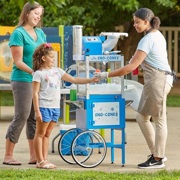 Snow-Cone Machine with Cart Snow-Cone Machine with Cart