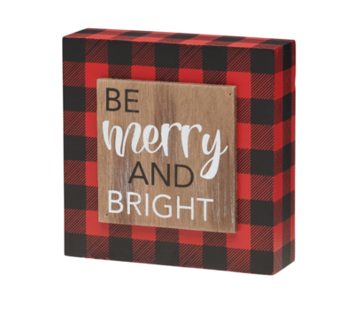 Be Merry and Bright - 3D Sign