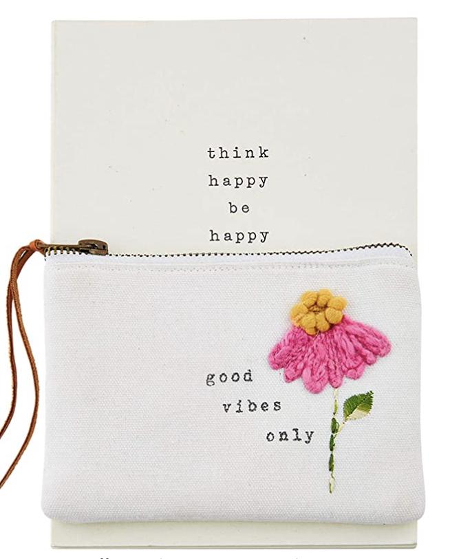 Good Vibes Notebook and Pouch