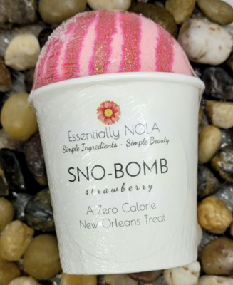 Bath Bomb - Strawberry Snow-Bombs