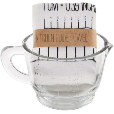 Measuring Cup with Towel Set