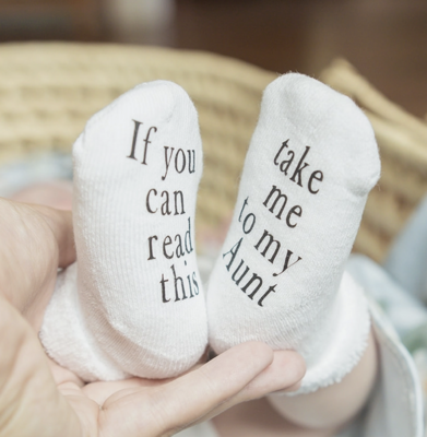 Take me to my Aunt Baby Socks