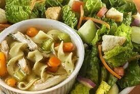 Soup, Salad, Breadstick & Tasty Treat