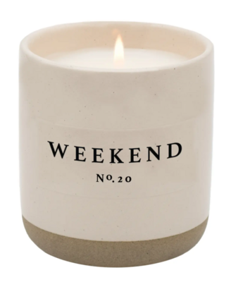 Weekend Soy Stoneware Candle
