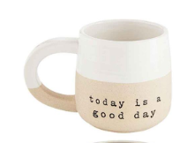 Good Day Stoneware Tea Mug