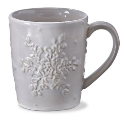 Snowflake Embossed Mug