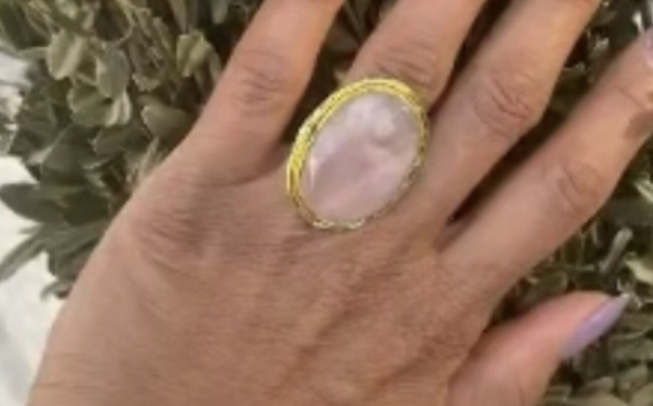 Rose Quartz Ring