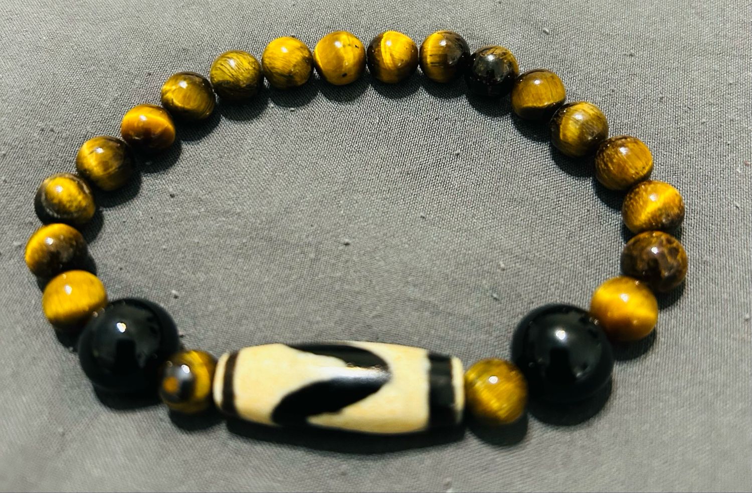 Onyx &amp; Tigers Eye Mix (menswear)