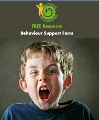 Behaviour Support Form - FREE