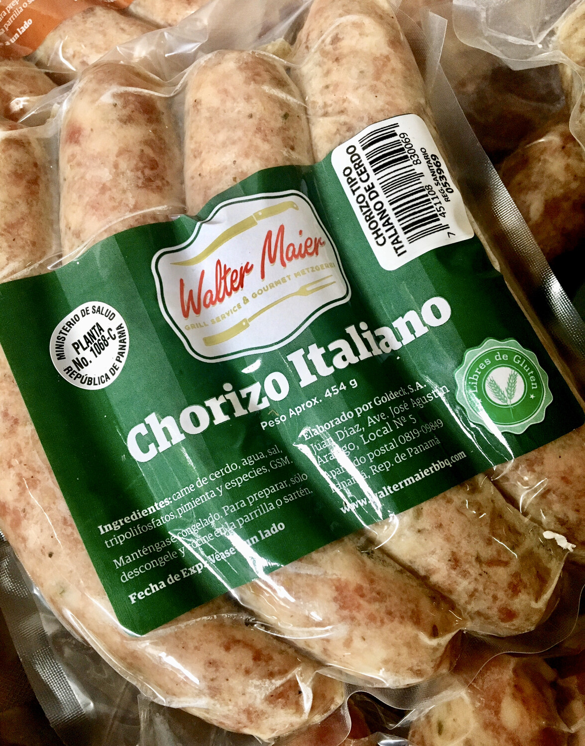 Chorizo Italiano (4 unidades)