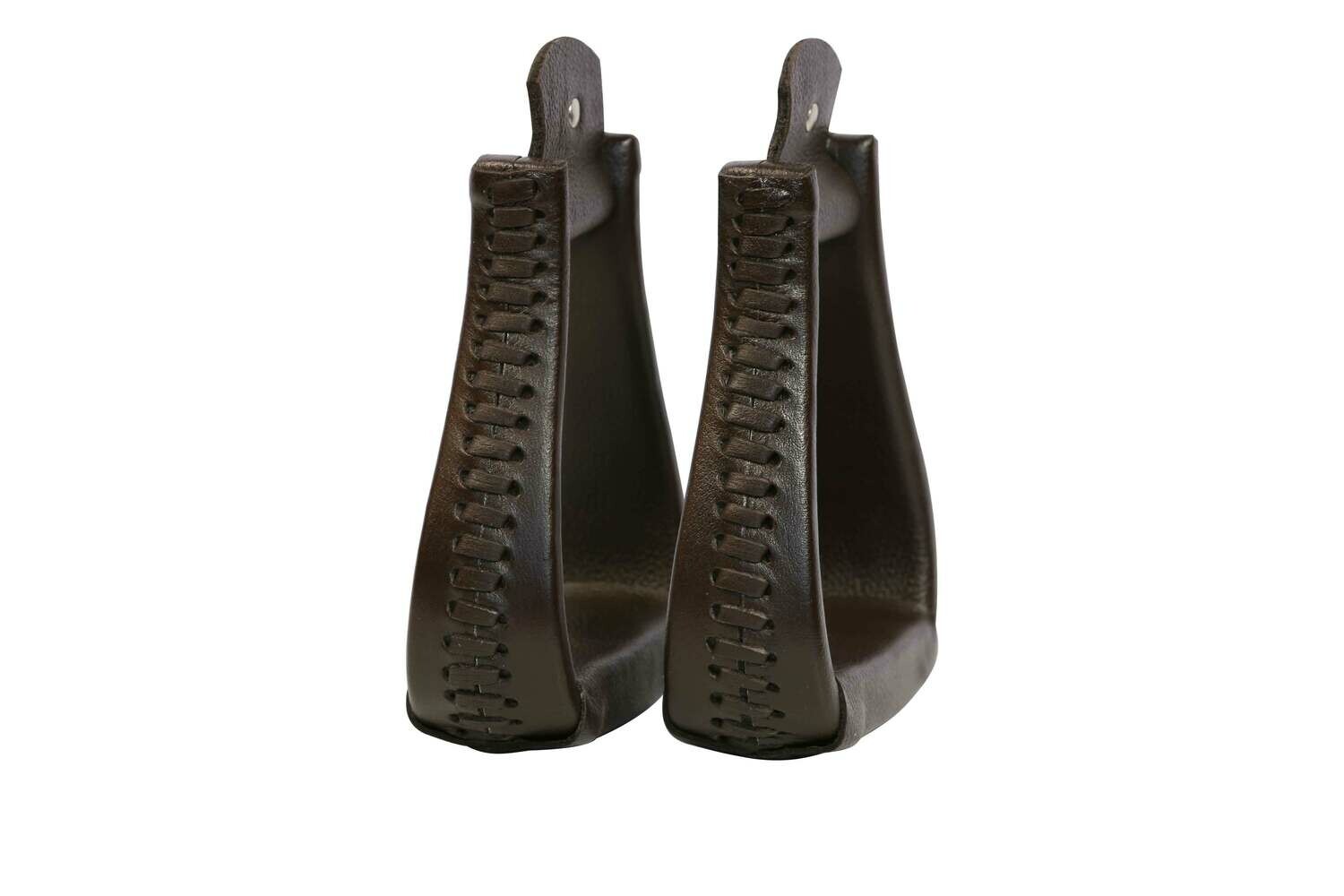 Leather Laced Stirrups