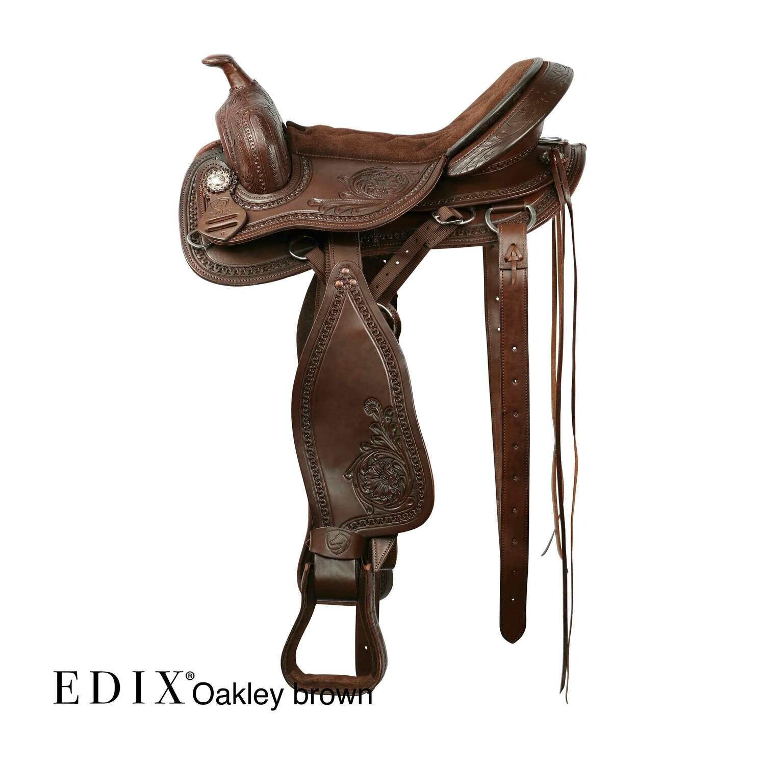 Oakley with fenders and stirrups