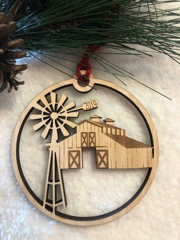 Christmas Ornament-Farm Collection-Barn