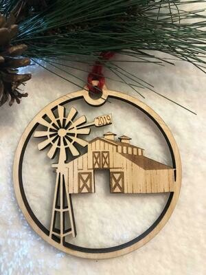 Christmas Ornament-Farm Collection-Barn