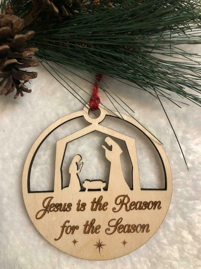 Christmas Ornament -   Nativity - Manger