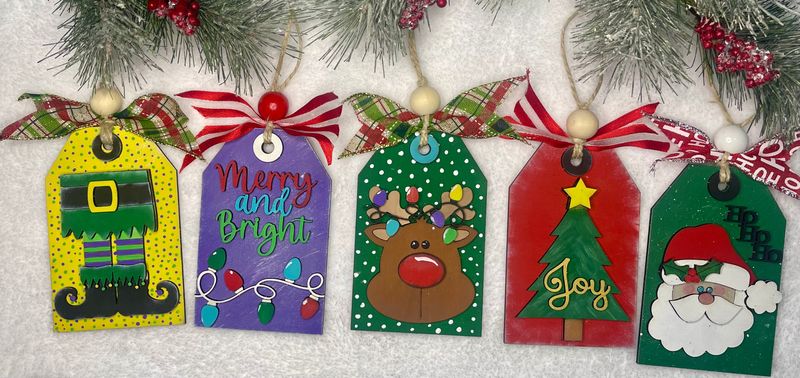 DIY Ornament Gift Tag Gift Card Holder