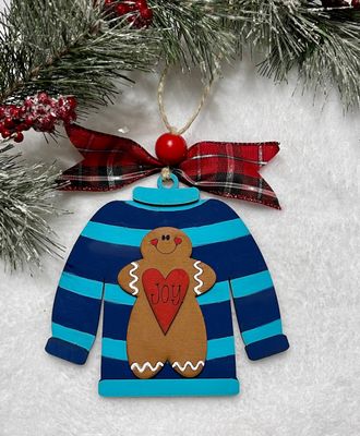 DIY Christmas Ugly Sweater Ornament Gift Card Holder