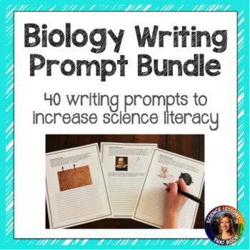 Biology Writing Prompt Bundle
