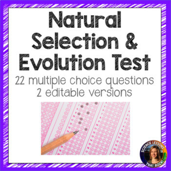 Natural Selection and Evolution Test