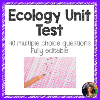 Ecology Test Question Bank
