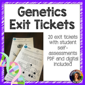 Genetics Exit Tickets