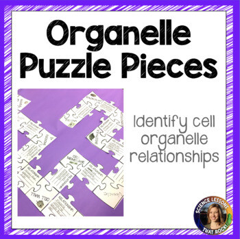 Cell Organelle Puzzle Pieces