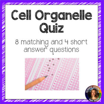 Cell Organelle and Cell Theory Quiz