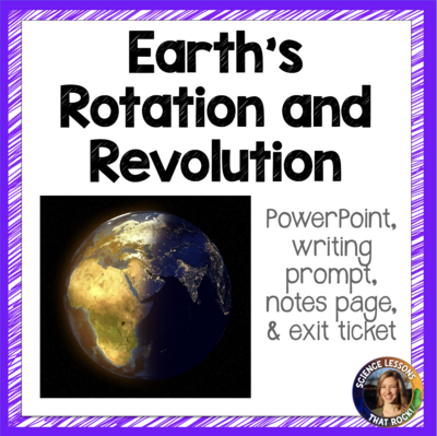 Earth's rotation and revolution lesson