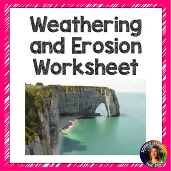 Weathering and Erosion worksheet