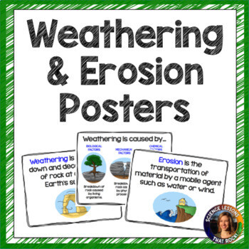 Weathering and Erosion Posters