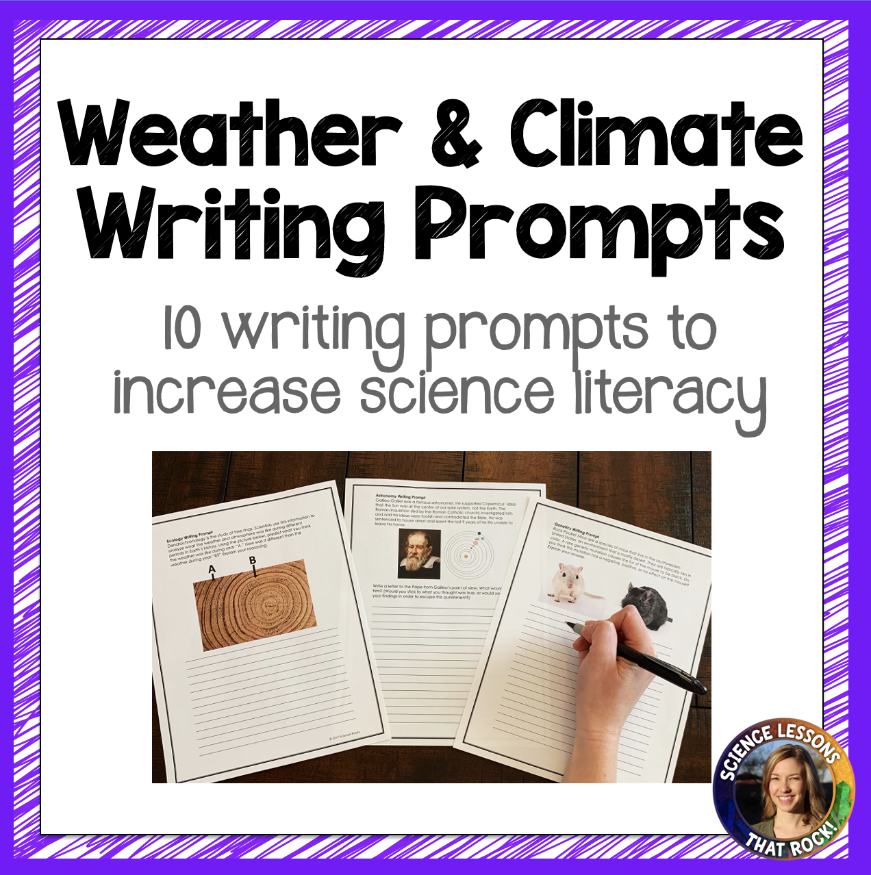 Weather and Climate Writing Prompts - Store - Science Lessons That Rock
