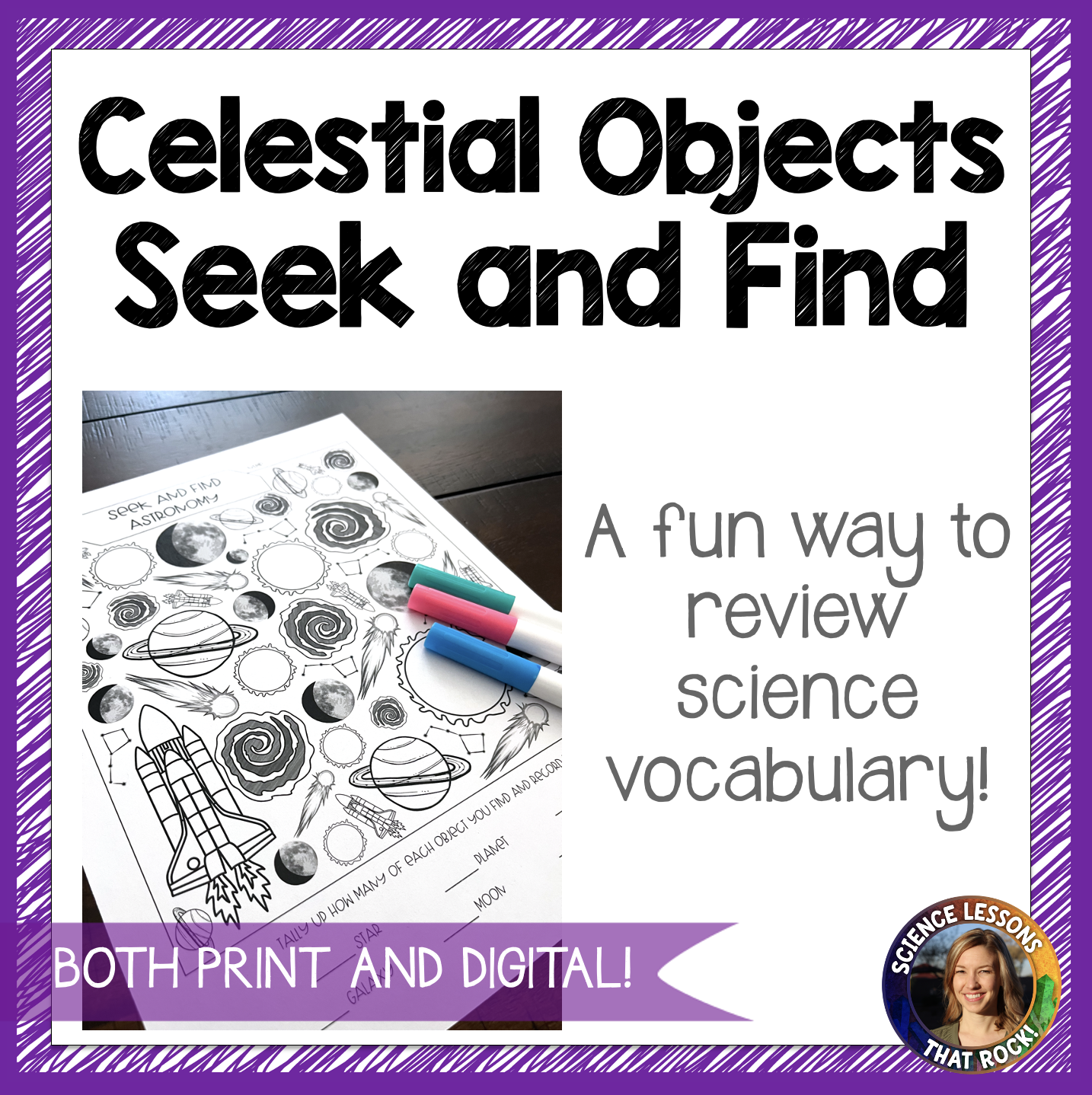 Celestial Objects Seek and Find - Store - Science Lessons That Rock