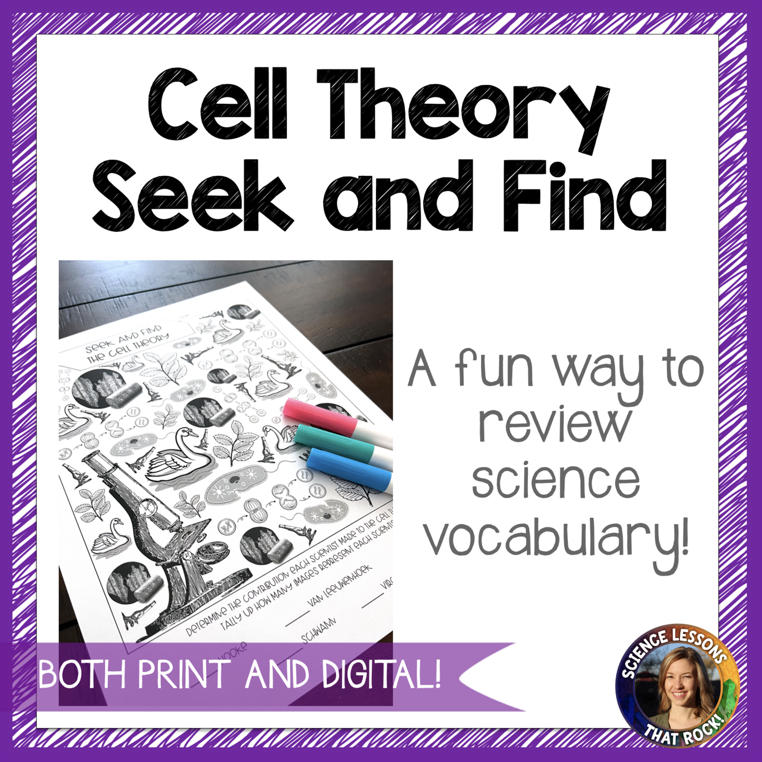 Cell Theory Seek and Find