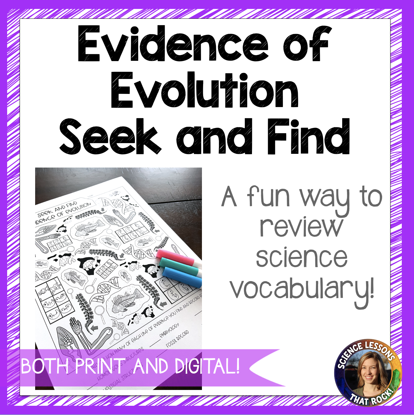 Evidence of Evolution Seek and Find